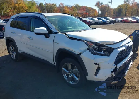 2019 Toyota Rav4 Hybrid Limited из США, поврежденный, VIN JTMDWRFV2KD013576